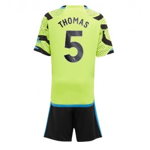 Arsenal Thomas Partey #5 Gostujuci Dres za Dječji 2023-24 Kratak Rukavima (+ kratke hlače)